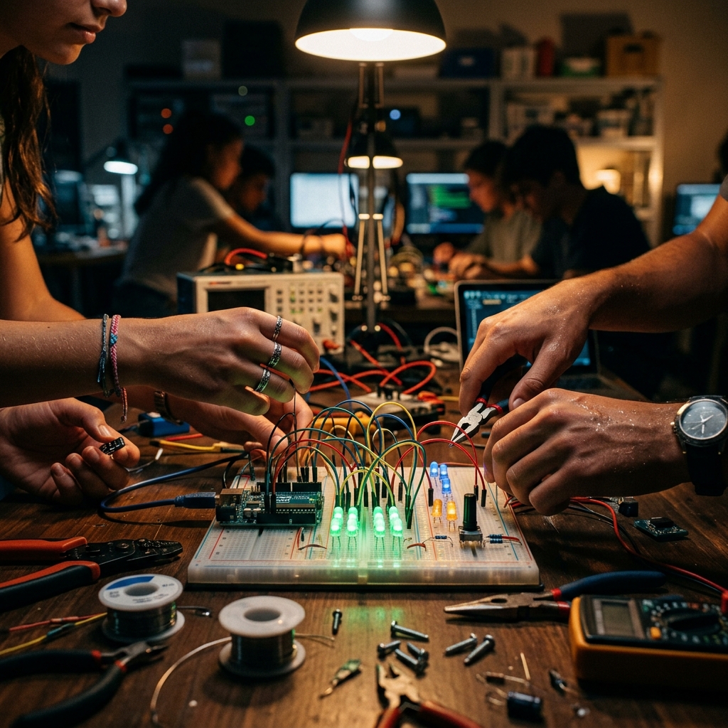 Học sinh thực hành STEM